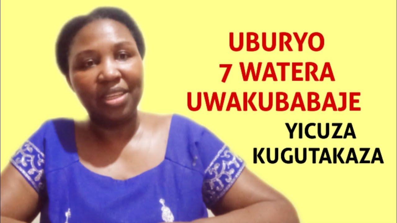 UBURYO 7 BWO GUCECEKAMO BUTUMA ABAGUHEMUKIYE BAGIRA UBURIBWE BWO KUGUTAKAZA