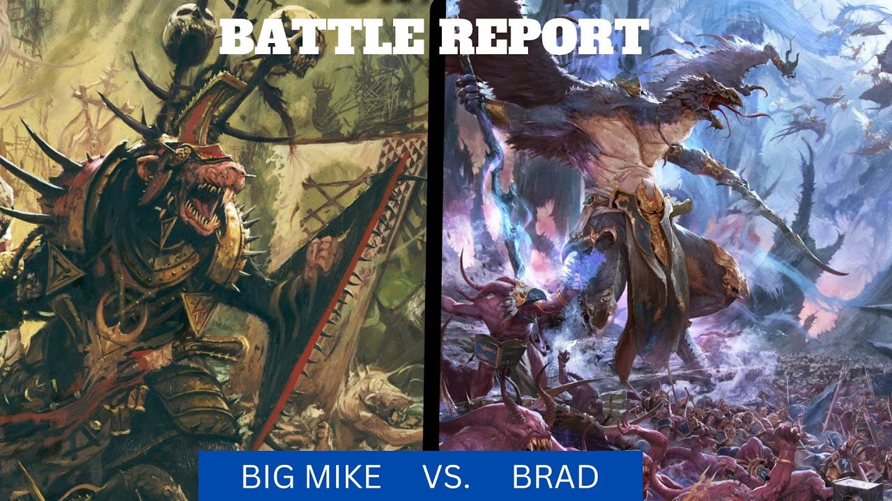 NEW Battle Report! Skaven vs. Disciples of Tzeench: Masters of Magic and Warpstone Addicts