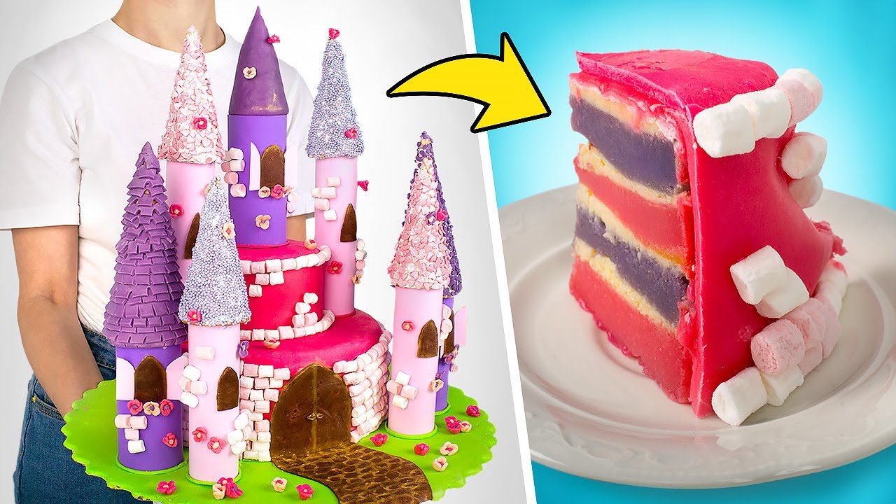 Riesiges Kuchen-Schloss || Backanleitung