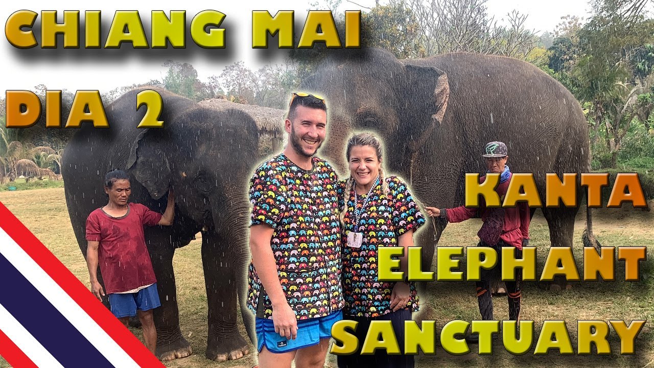 QUÉ VER EN CHIANG MAI EN DOS DÍAS | KANTA ELEPHANT SANCTUARY | (DÍA 2) , TAILANDIA| VLOG DÍA 7 |4K|