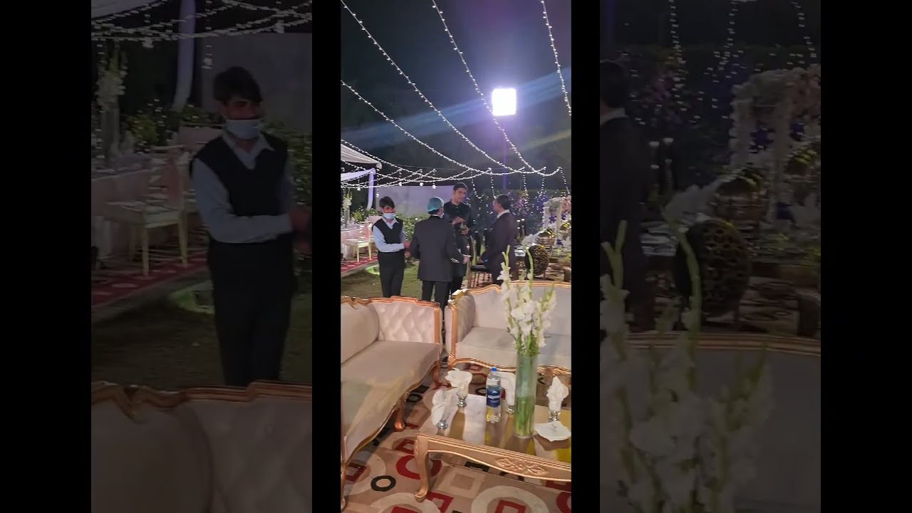 Amazing Outdoor Pakistani Wedding Reception/Walima Event & D&eacute;cor Organized By Nadeem Caterers