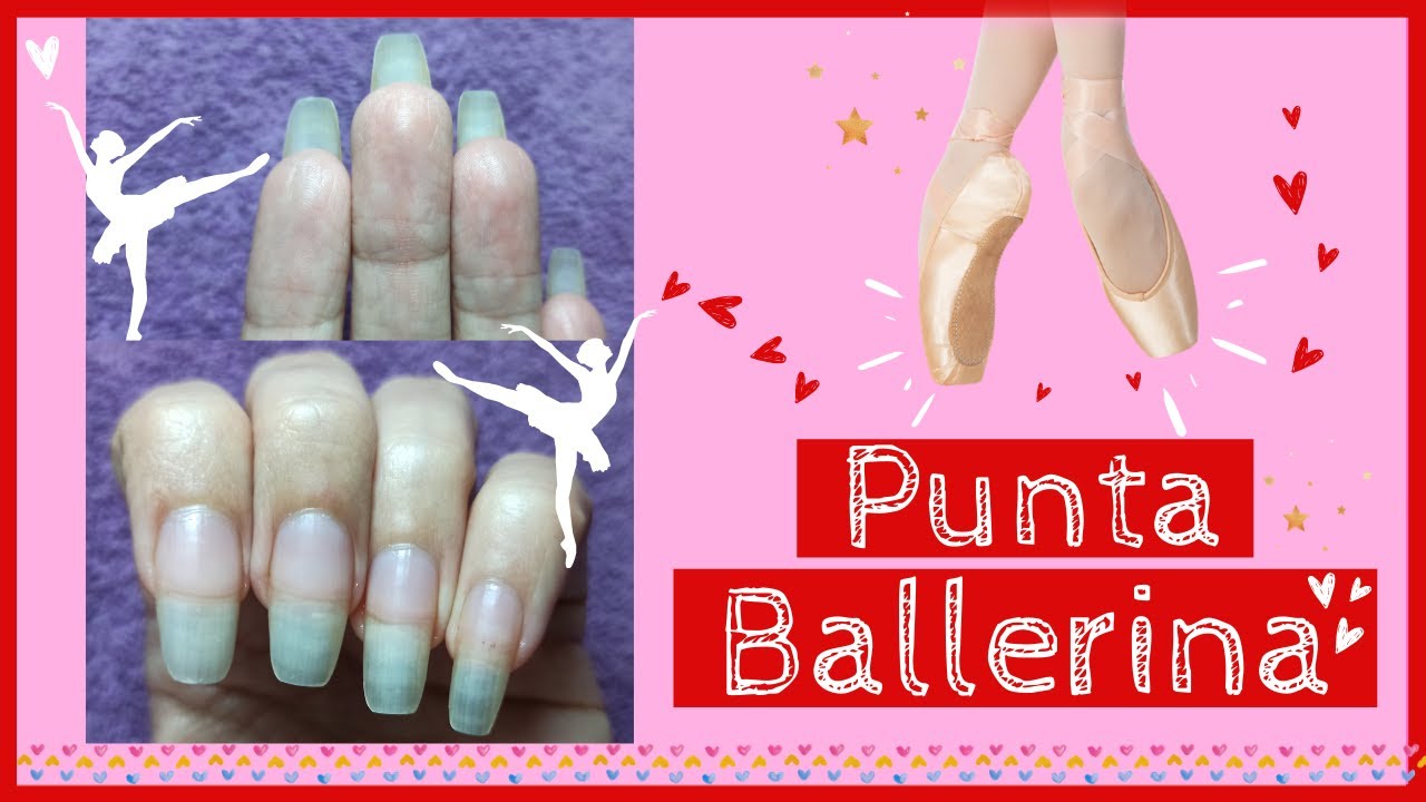 PUNTA BALLERINA EN UÑAS NATURALES💃🏻|COMO LIMAR UÑAS ESTILO BALLERINA/BAILARINA 💅 | DIARIO JAGIYA🌹