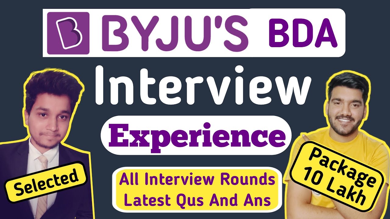 How To Crack BYJU'S BDA Interview ? BYJU'S Interview Questions | BYJUS Zoom Interview Questions