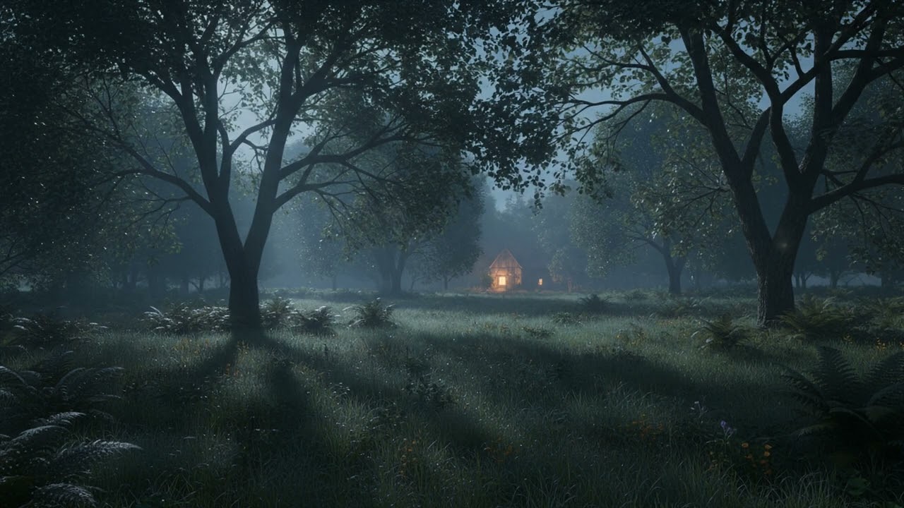 2 Hours of White Noise 🌙 Night Forest Ambience for Deep Sleep