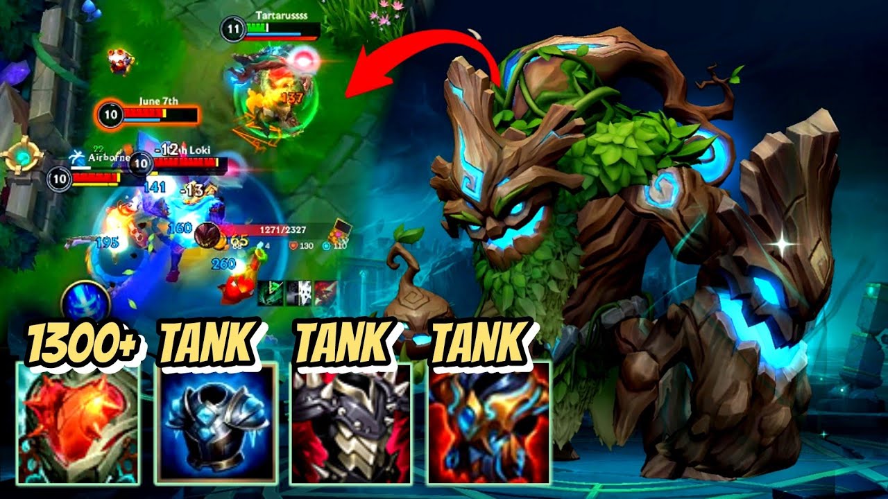 MAOKAI WILD RIFT TOP | THE UNKILLABLE TREE! 1300+ HEARTSTEEL STACKS