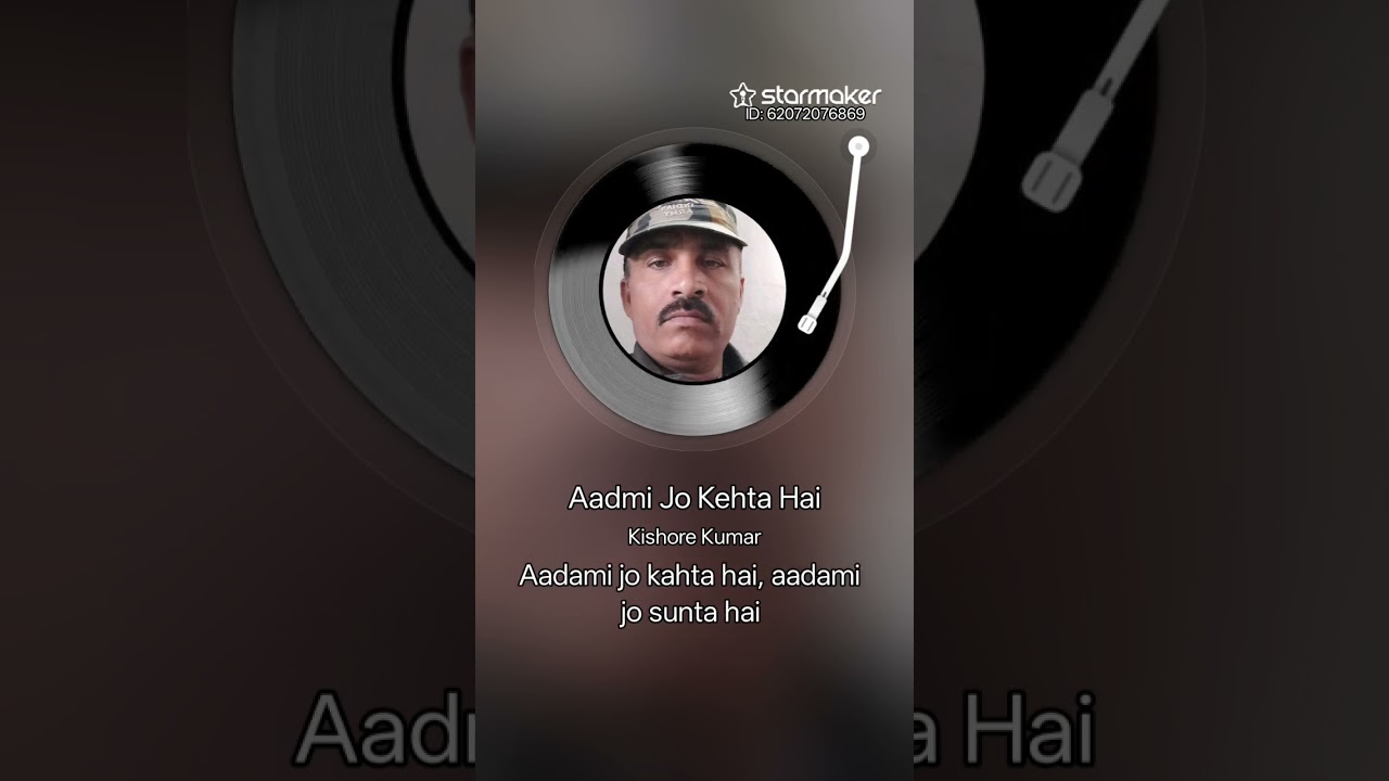 Heard Aadmi Jo Kehta Hai like this before? Check out my cover on StarMaker!