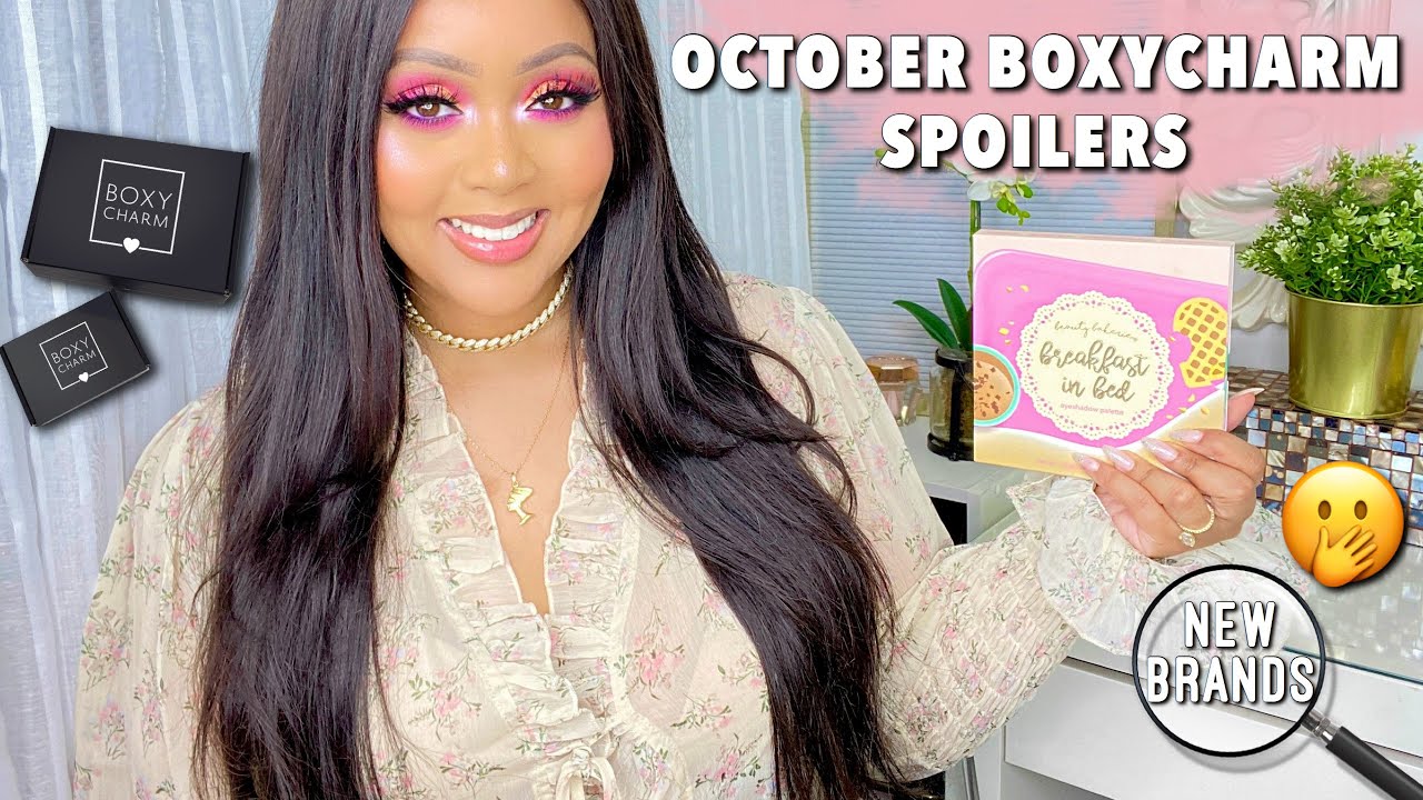 OCTOBER 2020 BOXYCHARM SPOILERS🤭: BASE & PREMIUM BOXES  || NEW BRANDS || BEAUTY BOX🔍
