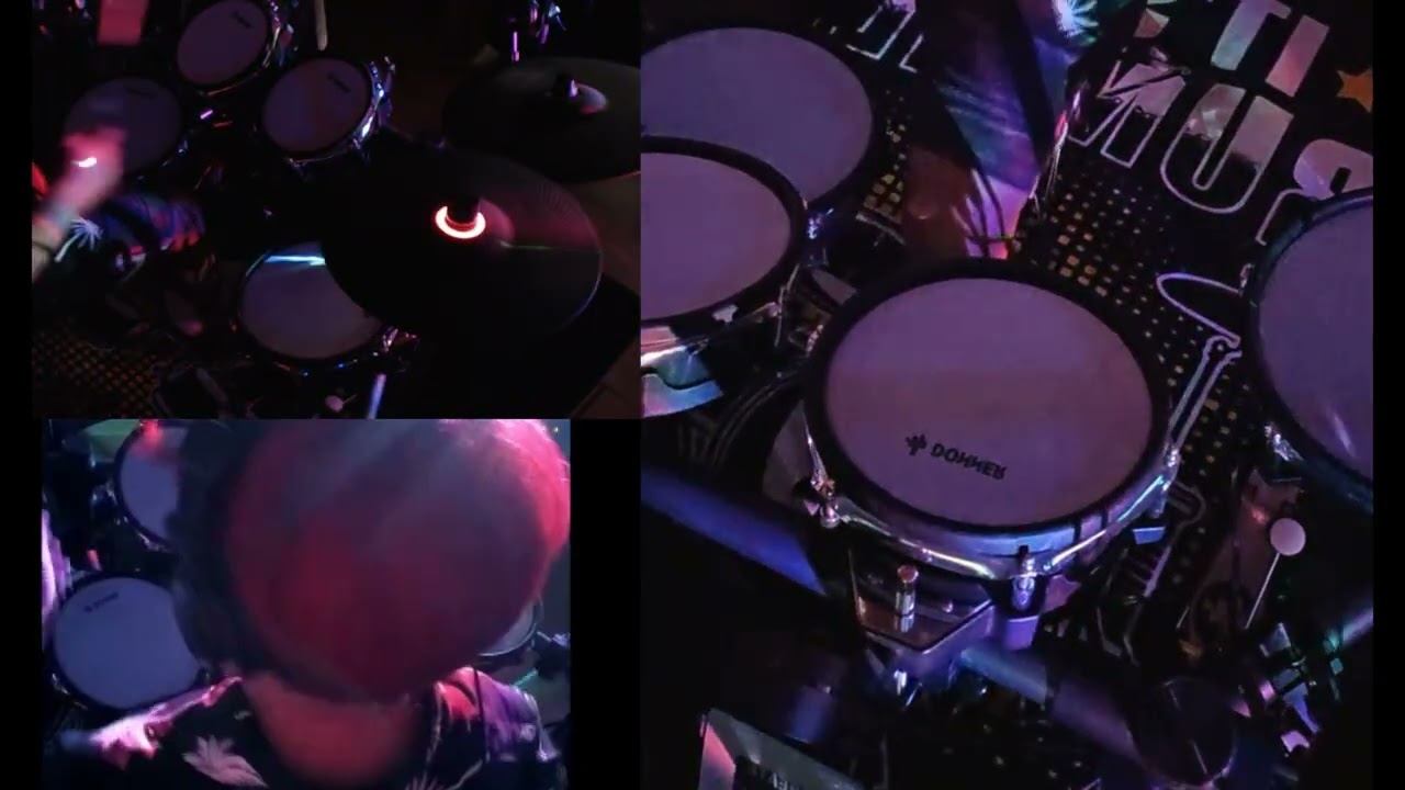 ดอกกระเจียวบาน ( กลองใส่โดยผมเอง Improvise thai drummer )