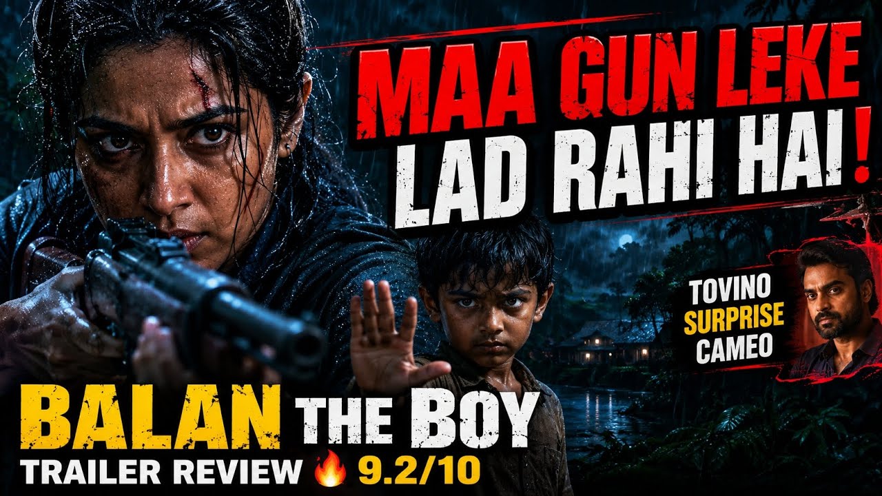 Balan The Boy Trailer Review | 9.2/10 | Mom Fighting With A Gun 🔥 | Chidambaram's Next Blockbuster?