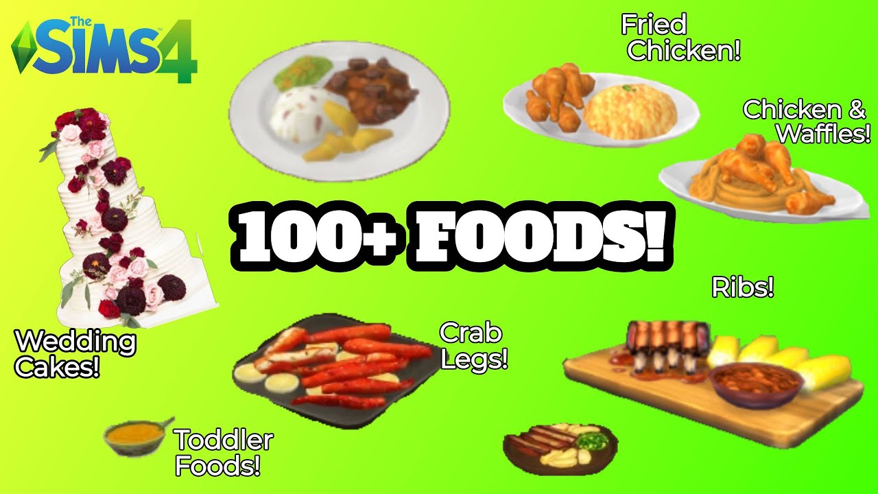 HOW TO: ADD MORE FOODS IN THE SIMS 4