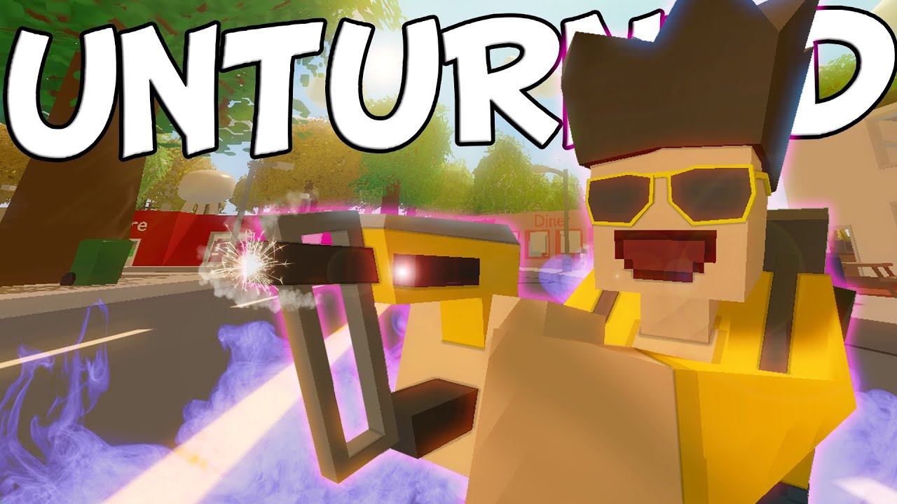 Unturned Funny Moments With Friends (Nailgun Ambush, Golfcart Adventures, Heli Fails and More!)