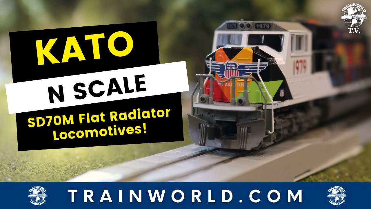 N Scale KATO SD70M Flat Radiator Locomotives