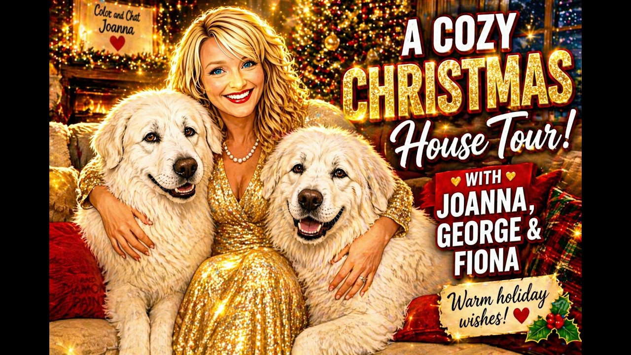 Уютная рождественская экскурсия по дому с яркими красками и интересными разговорами: Джоанна, Джо...