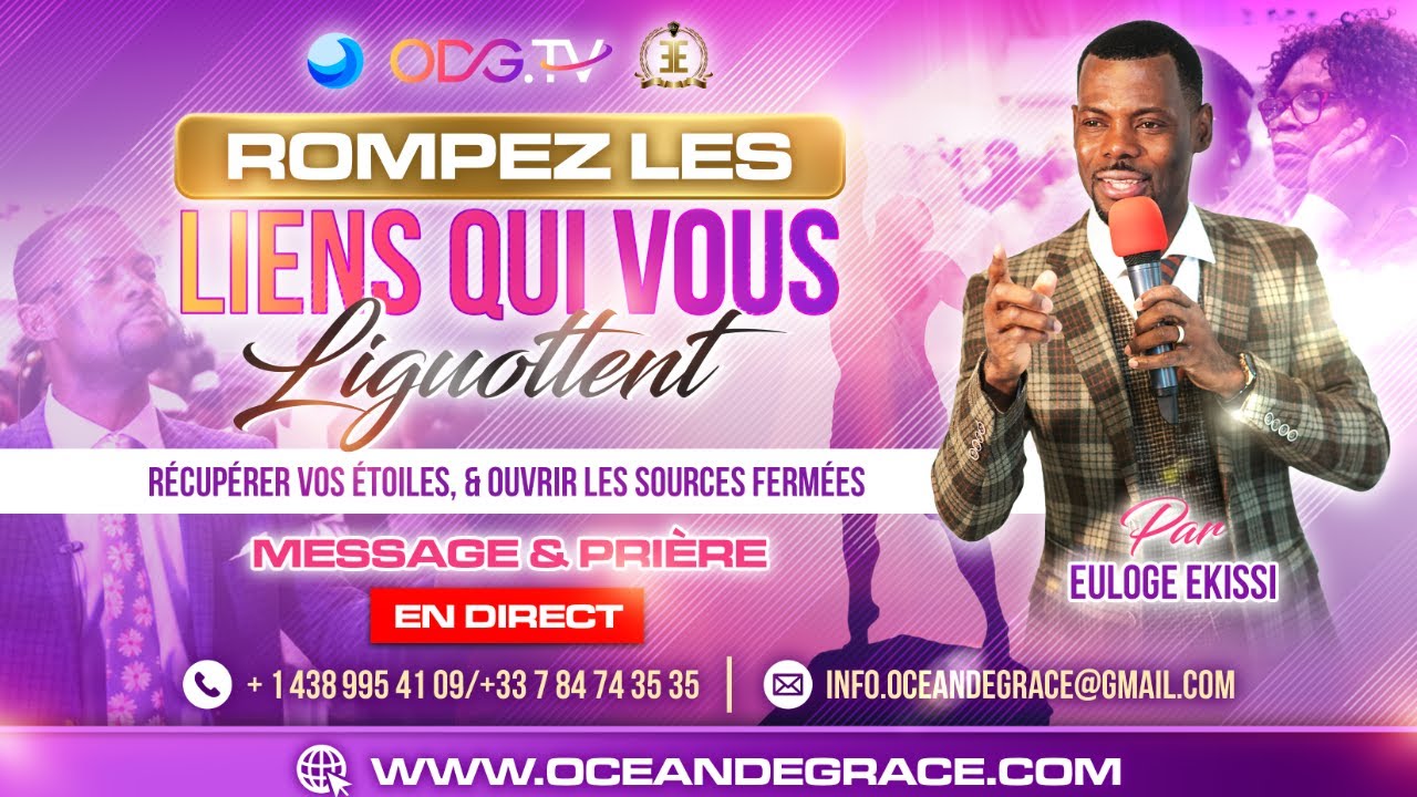 NÉ GRAND MAIS LIÉ || DÉCOUVREZ DES POINTS DES PRIÈRES PUISSANTES ODGTV@ Euloge Ekissi