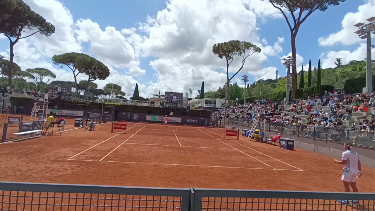 Electric Atmosphere in Thiago Seyboth Wild & De Jong Match | Rome Master's 2025
