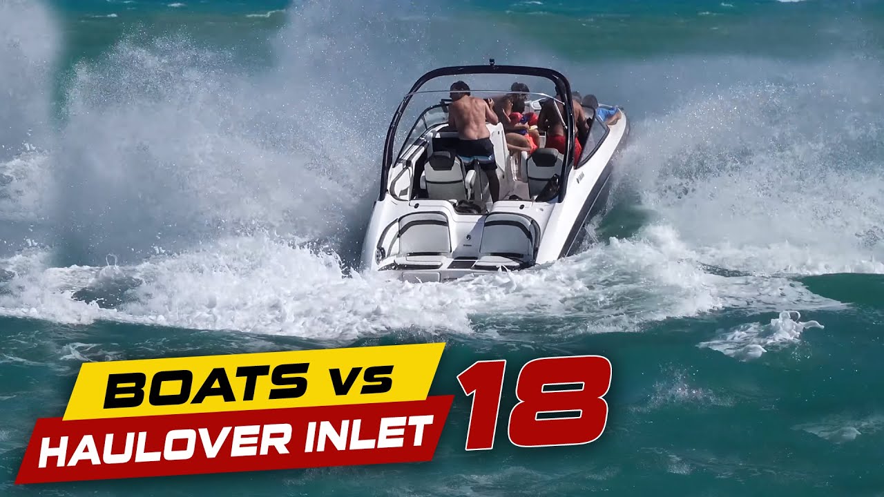 LAKE BOAT GOES INTO THE OCEAN! | Boats vs Haulover Inlet