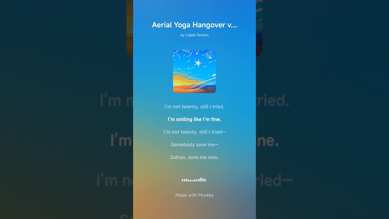 Aerial Yoga Hangover 