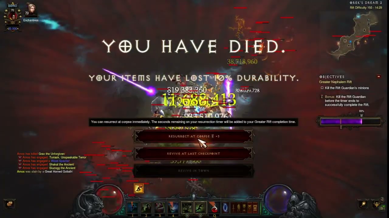 Diablo3 Era19 | Rank1 EU Zombie Bears WD ( guess which boss  )