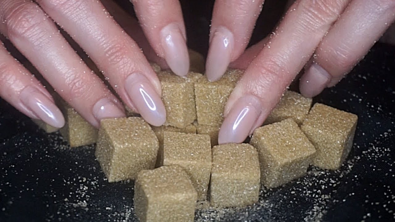 ASMR with Sugar Cubes [Tapping, Scratching, Tracing, Rubbing, Gritty Sounds]