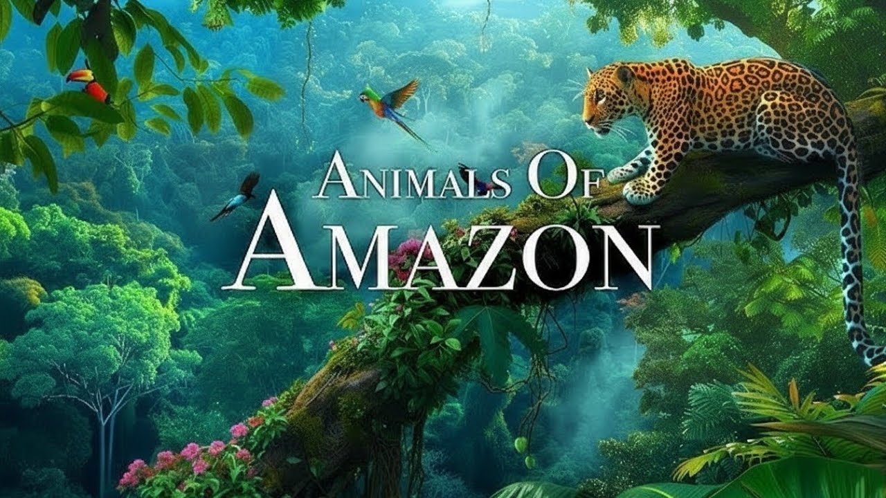 Animals of Amazon 4K - Animals That Call The Jungle Home | Amazon Rainforest 