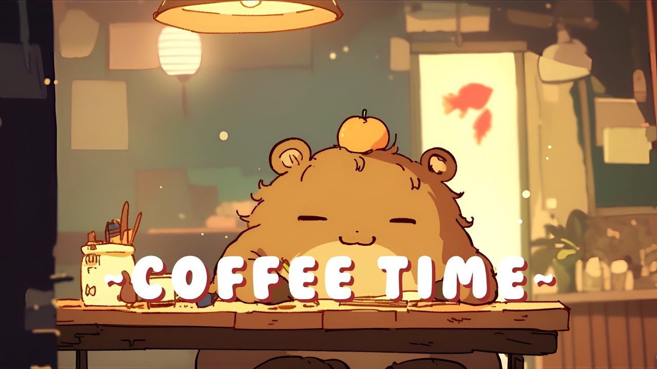Capybara Music Channel - Chill Jazz Beats to Relax/Study ~ Cozy Atmosphere ~ 🦫 🌙 📖 | Sleep Aid