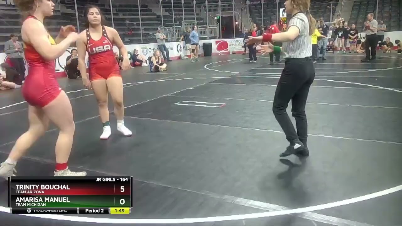 164 Lbs Quarterfinal - Amarisa Manuel, Team Michigan Vs Trinity Bouchal, Team Arizona 6cb3