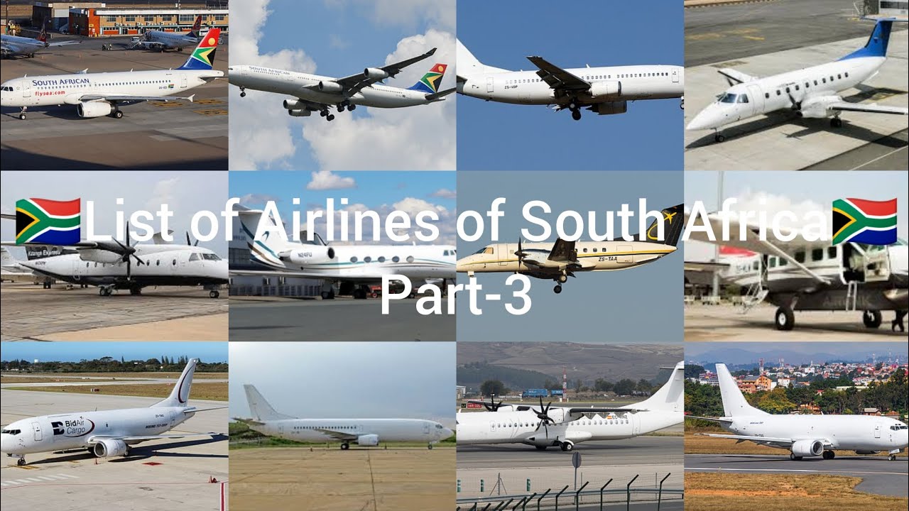 List of Airlines of South Africa | Part-3 | Aviation BD