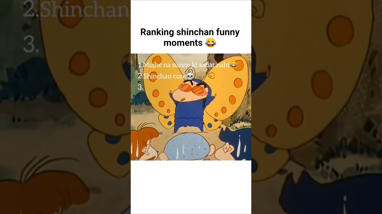 Ranking Shin-chan funny moments #shinchan #shorts