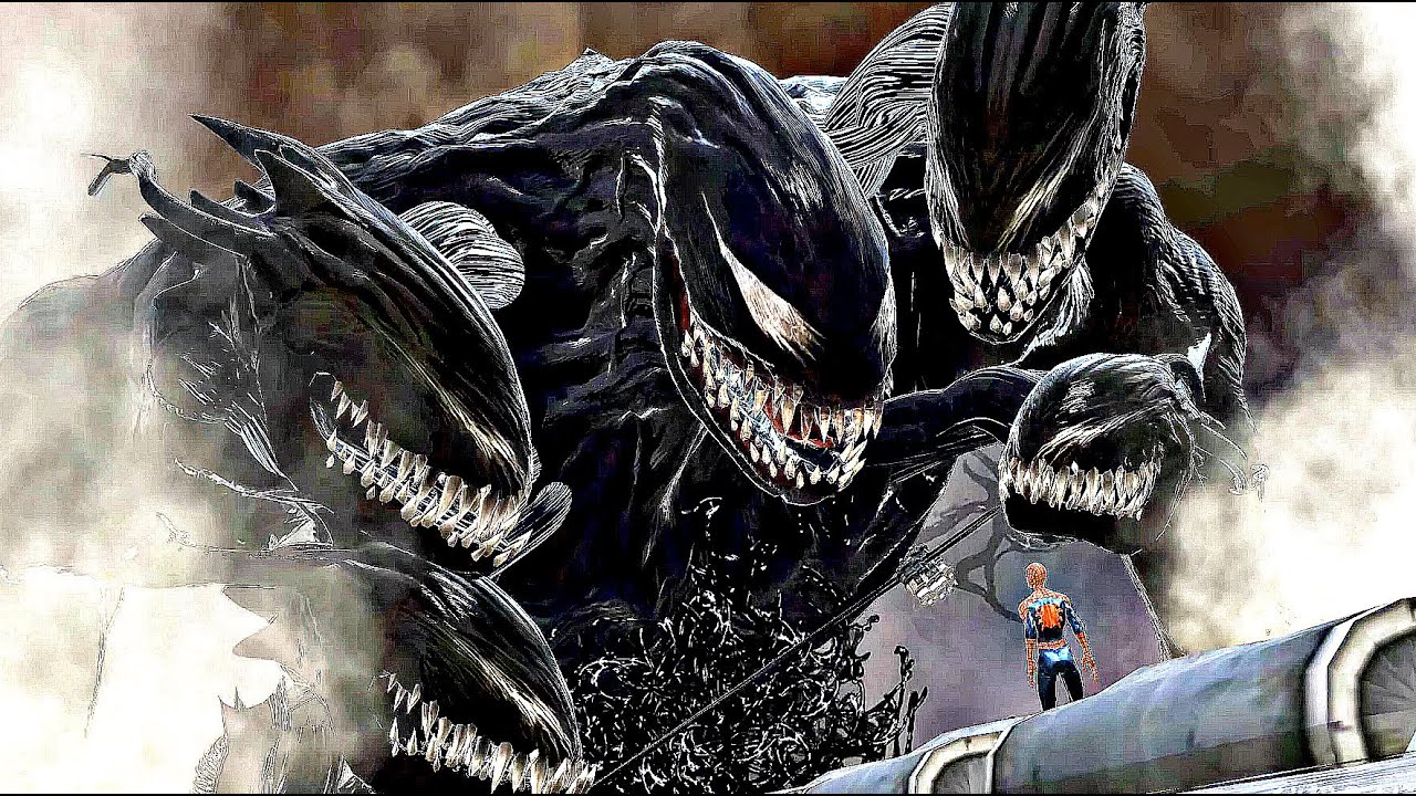 Spider-Man vs. Super Venom Boss Fight Scene (Spider-Man Web of Shadows)
