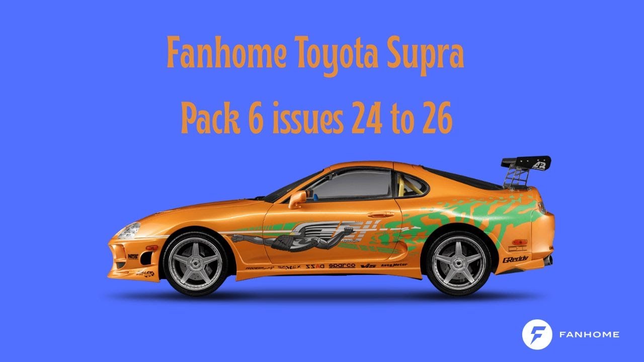 “Building the Legendary Toyota Supra | Pack 6 issues 24 to 26