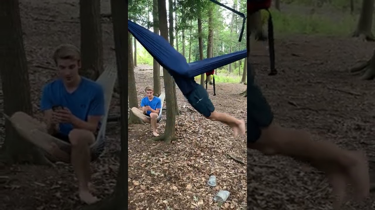 The best way to get into a hammock 😂 #shorts