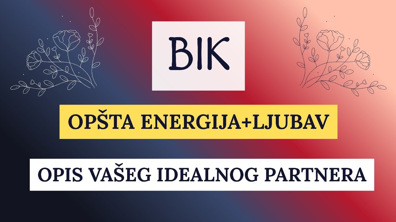 Bik- OPIS IDEALNOG PARTNERA 