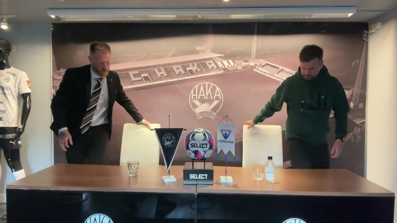 Mustavalko-TV | Mediatilaisuus FC Haka - Ilves 15.7.2024, Tehtaan kenttä