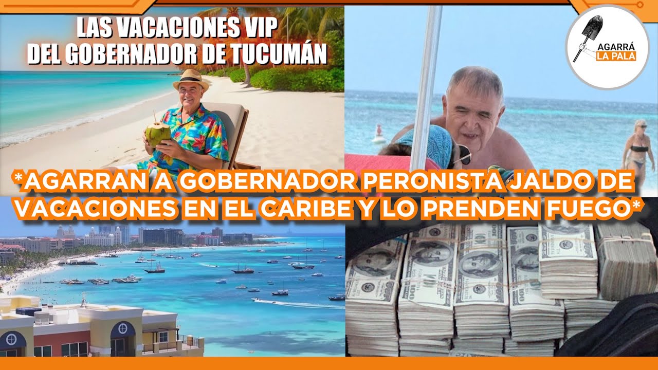 AGARRAN A GOBERNADOR PERONISTA EN EL CARIBE Y LO PRENDEN FUEGO: 