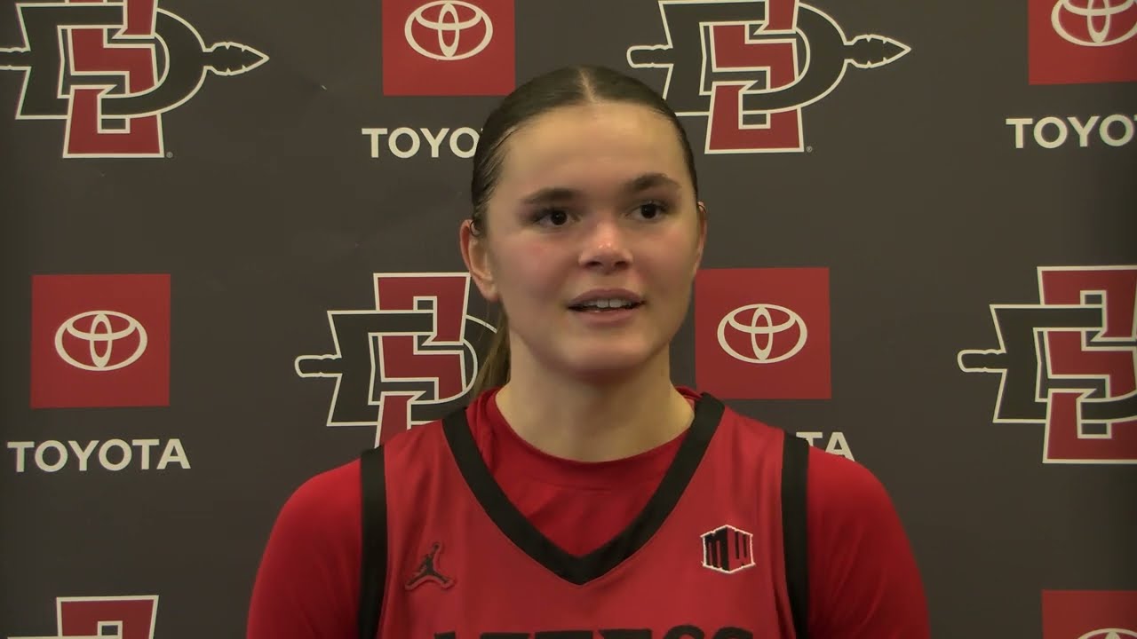 SDSU WOMEN'S HOOPS: HEAD COACH STACIE TERRY-HUTSON & CALI CLARK POST GAME AFTER BOISE STATE