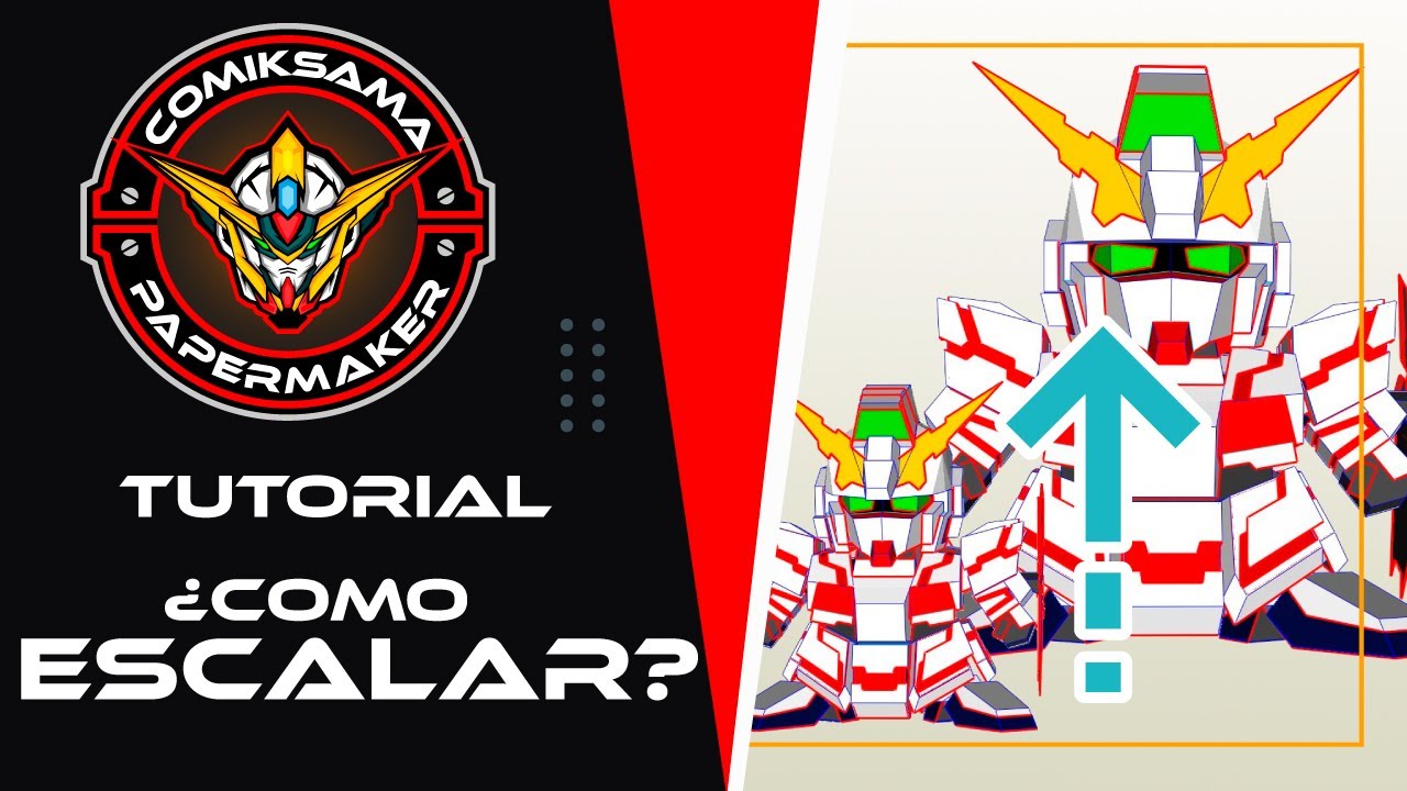✨ Pepakura - ¿Cómo escalamos nuestros PAPERCRAFT? ⬆⬆⬆✂