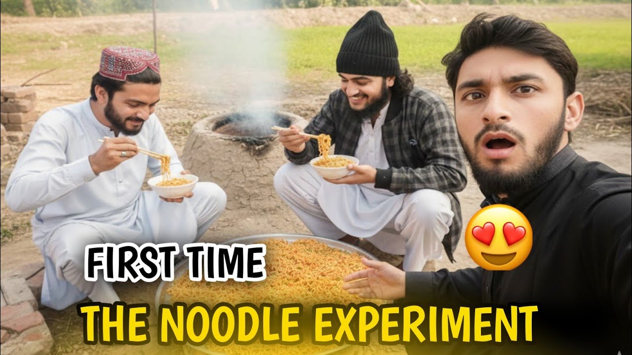 First Time Noodles Experiment 🔥 | Funny Food Vlog😱