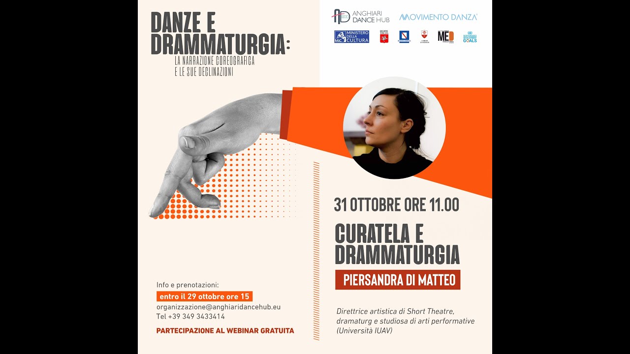 ““Curatela e drammaturgia” con Piersandra Di Matteo