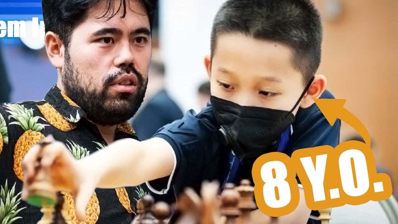 8 YEAR OLD BEATS 5 GRANDMASTERS!!!!