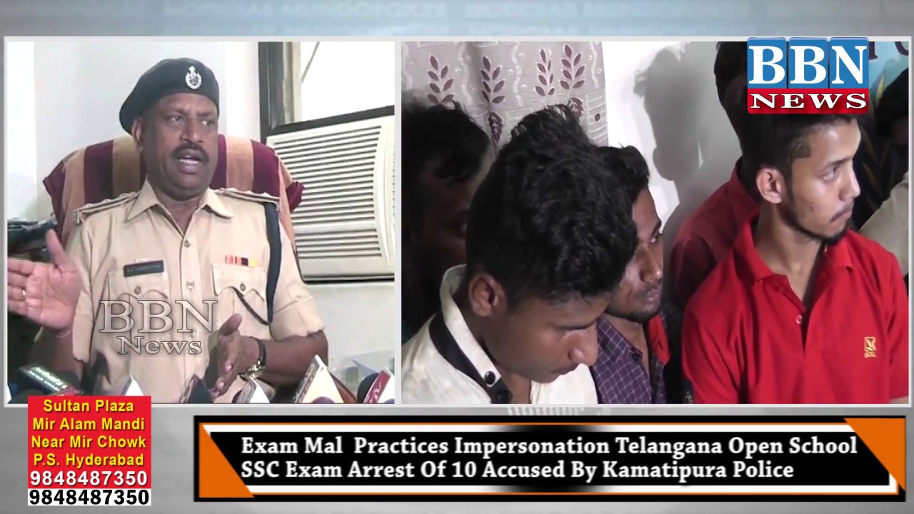 Police Arrested 10 Persons For Malpractice Impersonation Telangana Open School SSC Exam