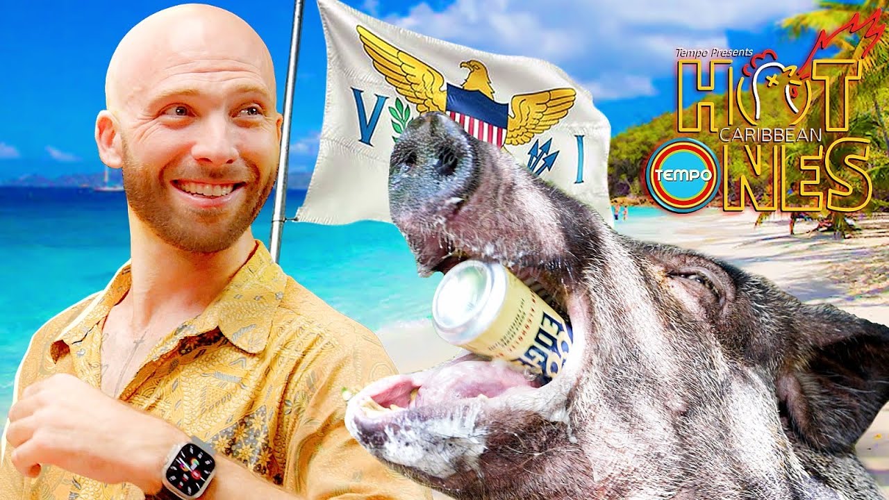 US Virgin Islands Food Tour In St. Croix! Surviving Hot Ones Caribbean! 🇻🇮