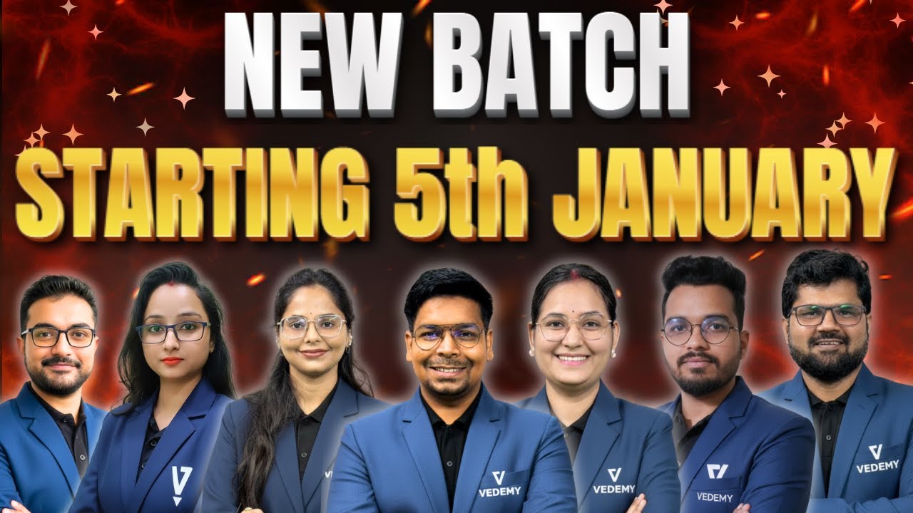 INDIA'S BEST CSIR-NET NEW BATCH | JUNE 2026 | Online  |  Vedemy