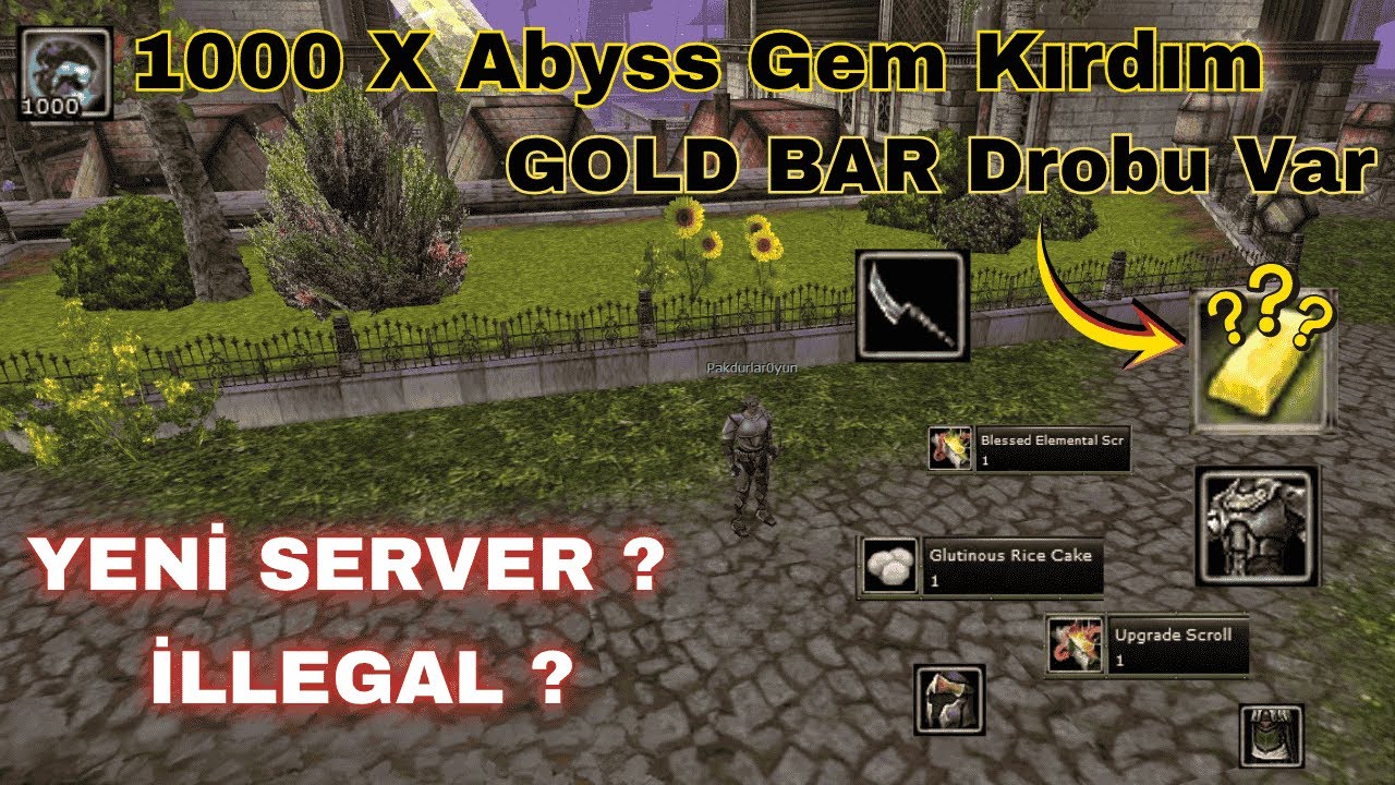 Yeni Server Ve Hile Olayları Son Durum ? 1000x Abyss Gem #knightonline #knightonlinefarm #keşfet