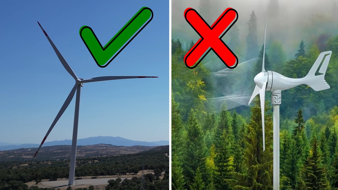 küçük güçlü rüzgar türbini neden tercih edilmiyor