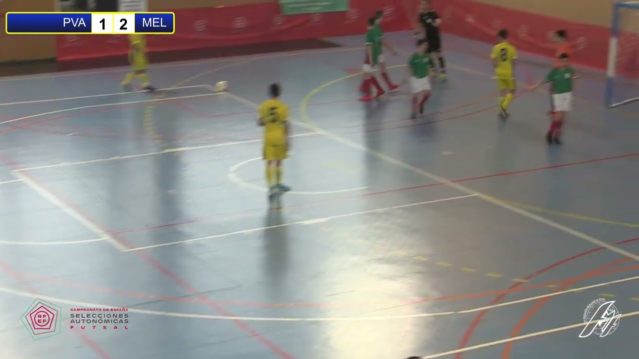 Campeonato de Españas de Selecciones Autonómicas F. Sala Infantil País Vasco - Melilla