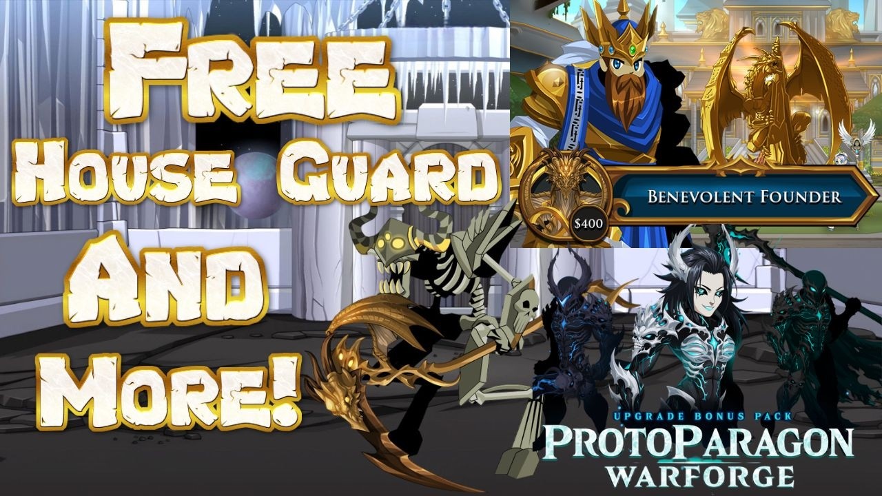 New Kickstarter Tier! FREE Infinity House Guard! ProtoParagon Pack Worth It?! AQW Infinity