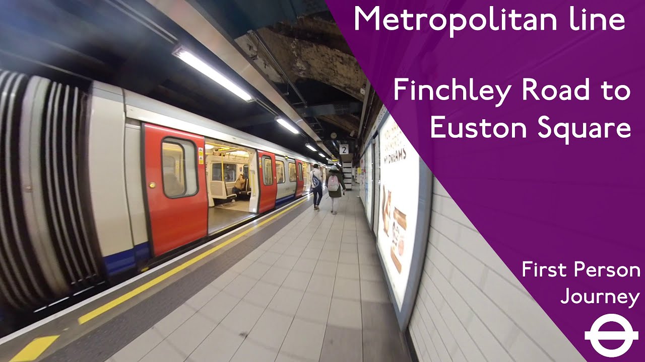 London Underground First Person Journey - Metropolitan Line Finchley Road to Euston Square 2019