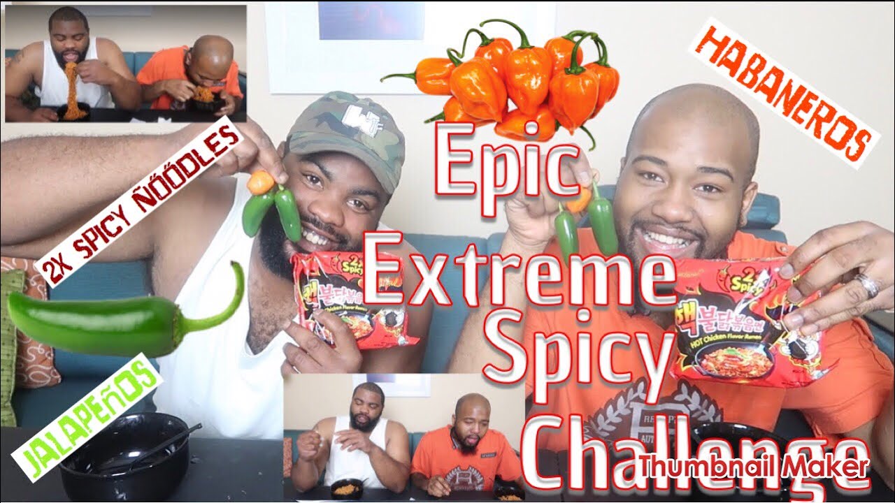 RAW & UNCUT HABANERO, BLAZIN WINGS,JALAPENO & KOREAN SPICY NOODLES CHALLENGE!