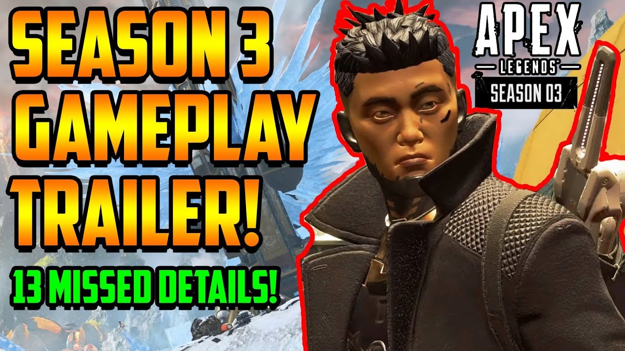 Apex Legends Season 3 Meltdown Gameplay Trailer - 13 Missed Details and New Skins Shown!