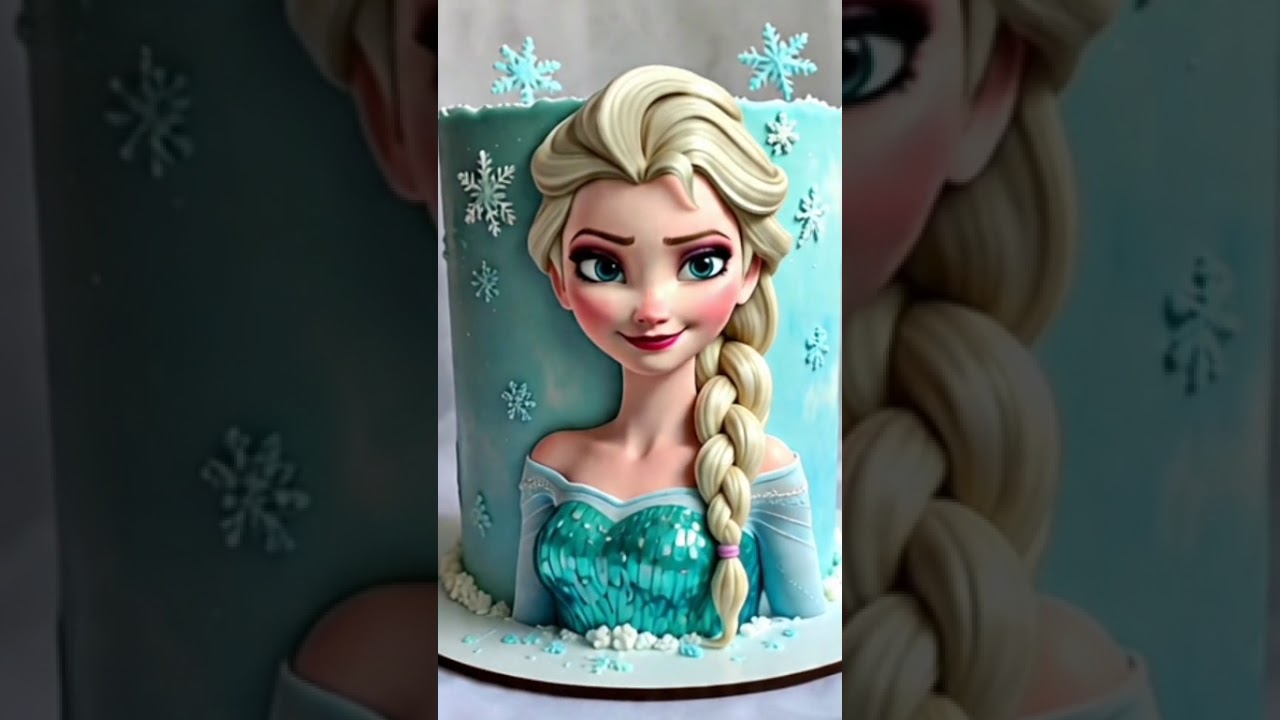 Frozen Elsa Cake 🎂💃🏼🧊❄